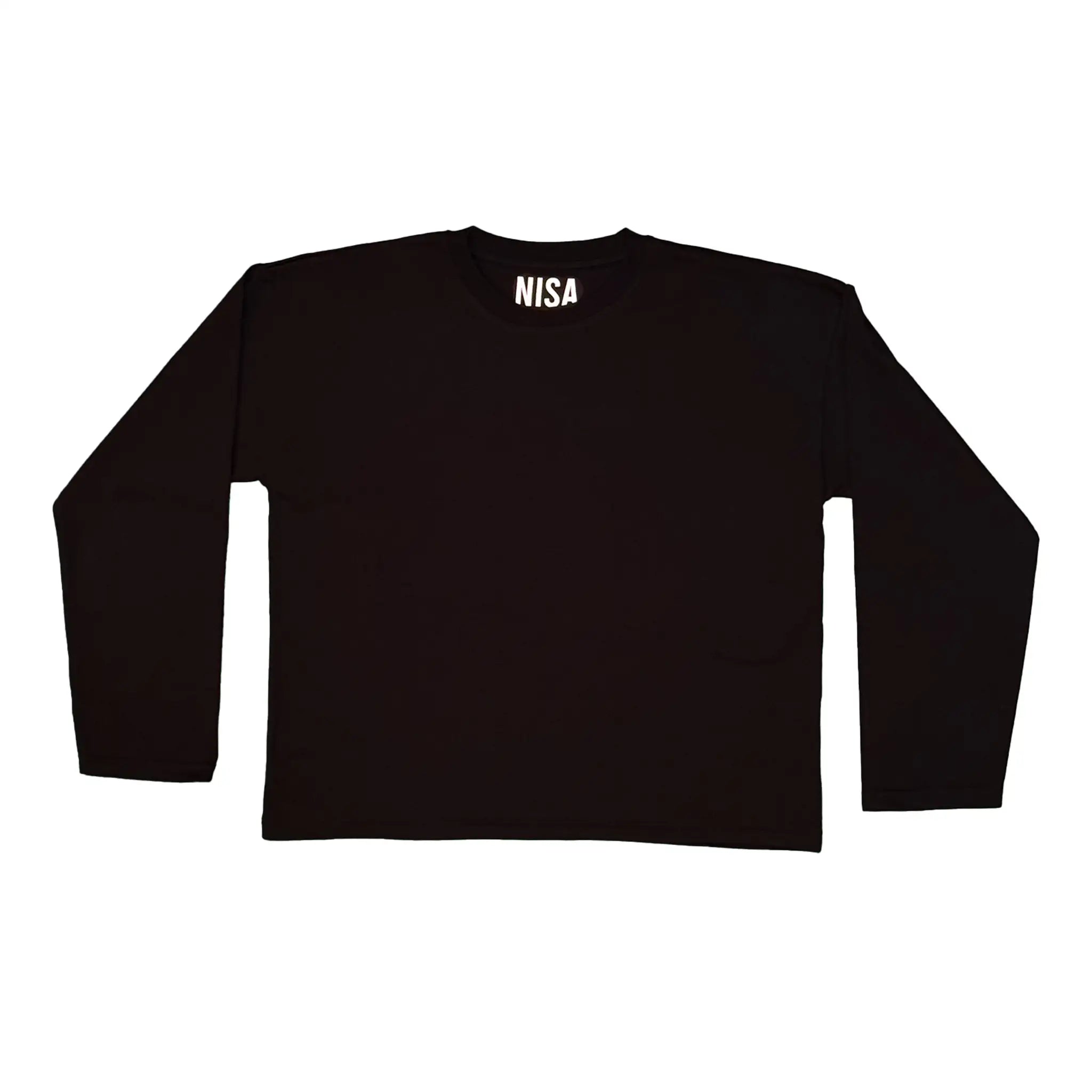 Longsleeve Nera "Se sai distrarmi hai tutta la mia attenzione"
