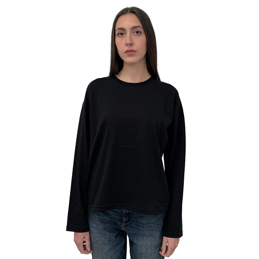 Longsleeve Nera "Airdroppami un po' di amore"