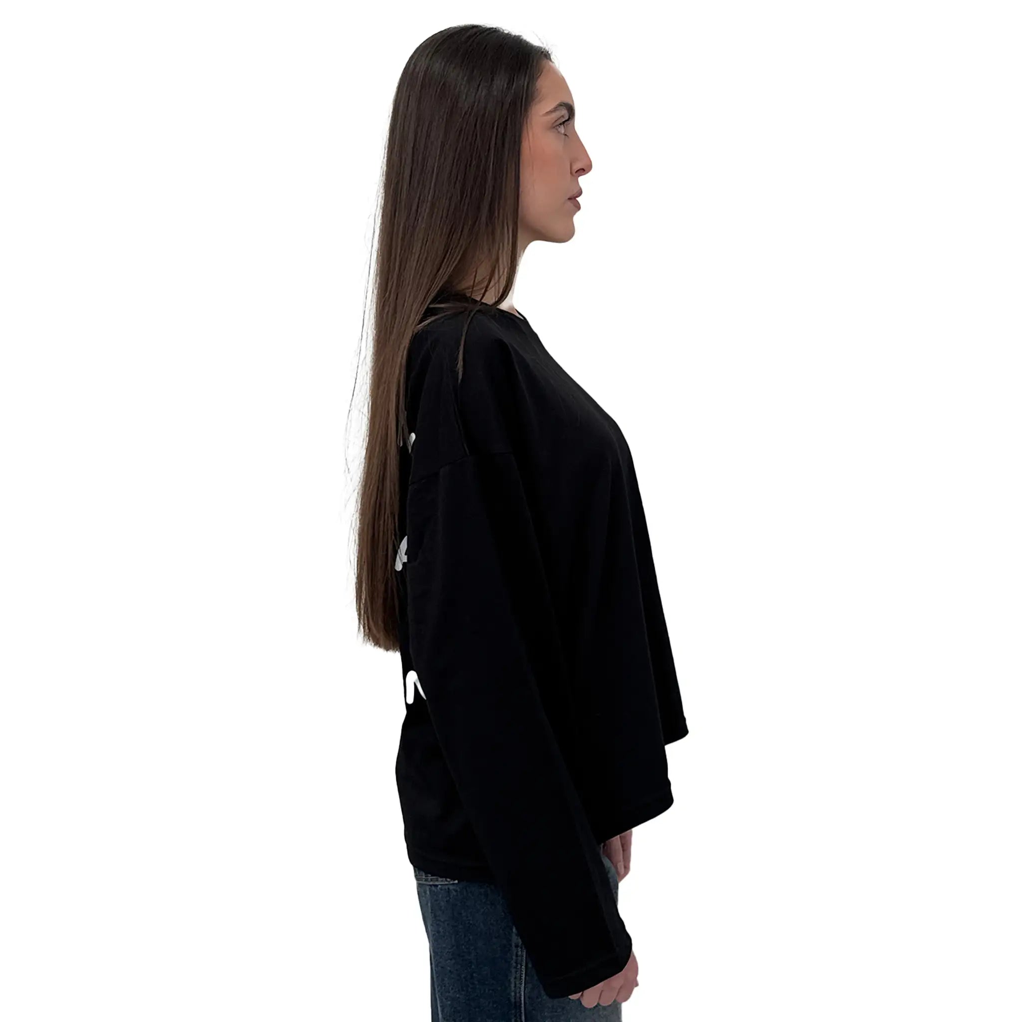 Longsleeve Nera "Airdroppami un po' di amore"