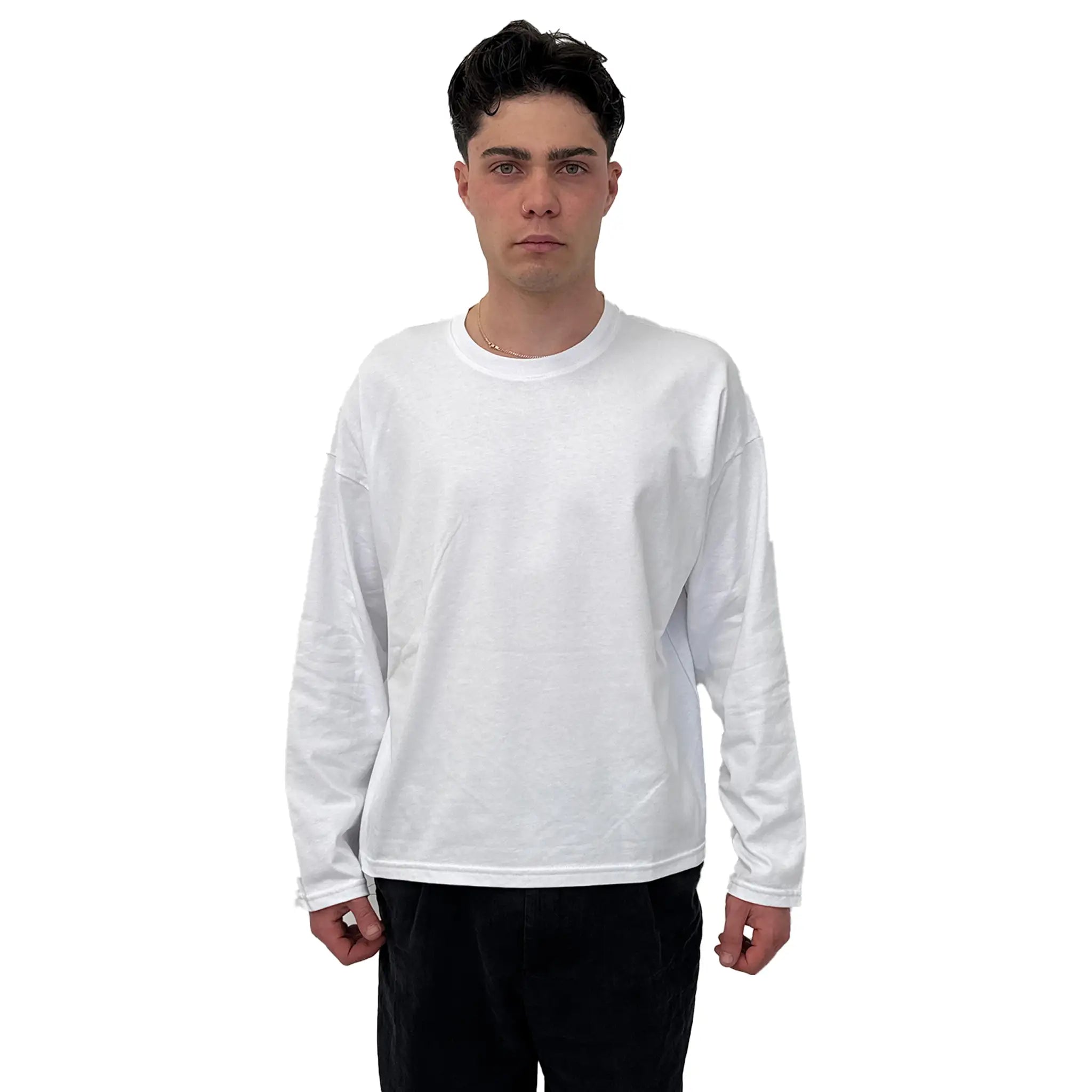Longsleeve Bianca "Se sai distrarmi hai tutta la mia attenzione"